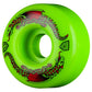 Powell Peralta Dragon Formula Skateboard Wheels 53mm x 34mm 93A Green