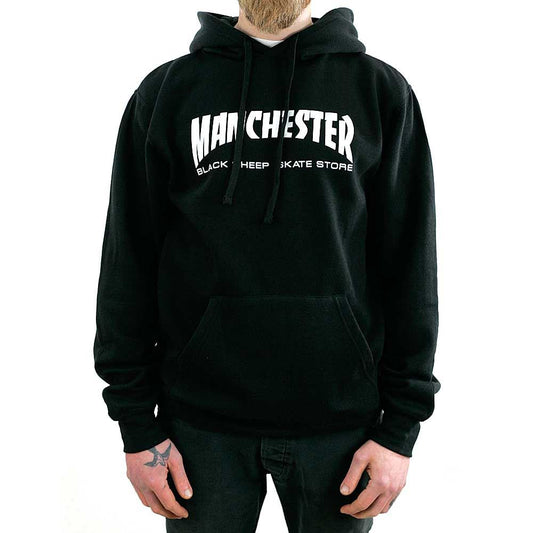 Black Sheep Manchester Thrasher Hooded Sweatshirt Black