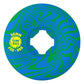 SlimeBalls Skateboard Wheels Fletcher Guest Vomit Green Blue Swirl 99a 56mm