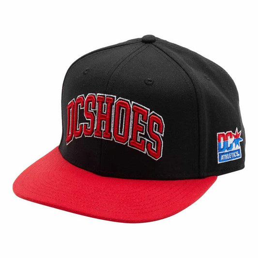 Dc Shoes Shy Town Empire Snap Back Cap Black Red One Size