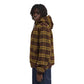 Element Dulcey Fuzzy Check Hooded Bomber Jacket Brushed Plaid Mole