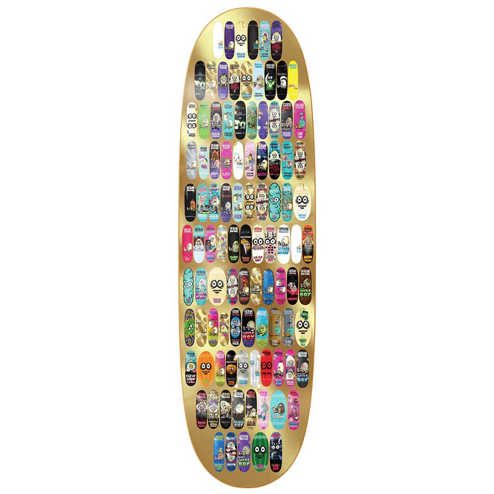 Heroin Skateboards 100th Egg Skateboard Deck 9.125"