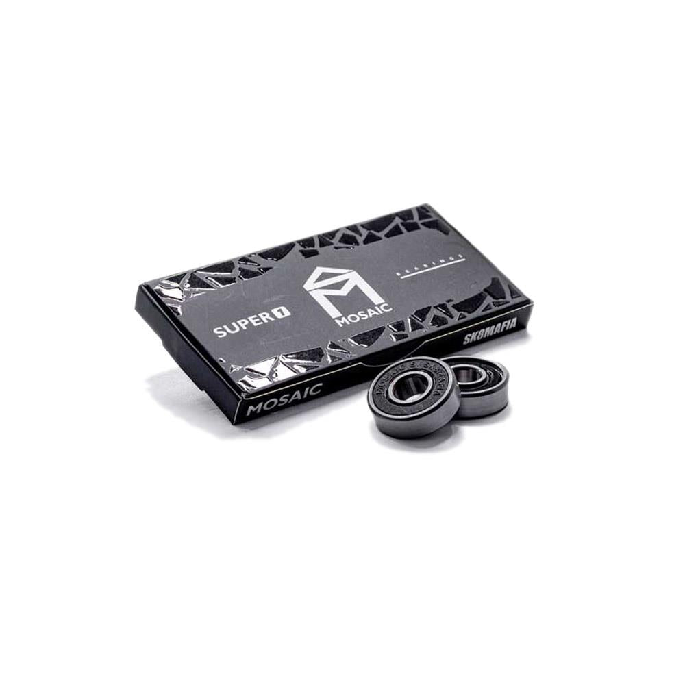 Mosaic Super 1 Sk8Mafia x Mosaic Bearings Abec 7 608RS Black