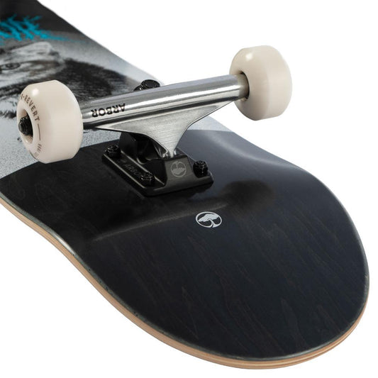 Arbor Street Factory Complete Skateboard Revert Kitten Black 8"