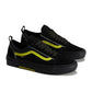 Vans Skate Old Skool Wafflecup Skate Shoes Reflective Black Lime