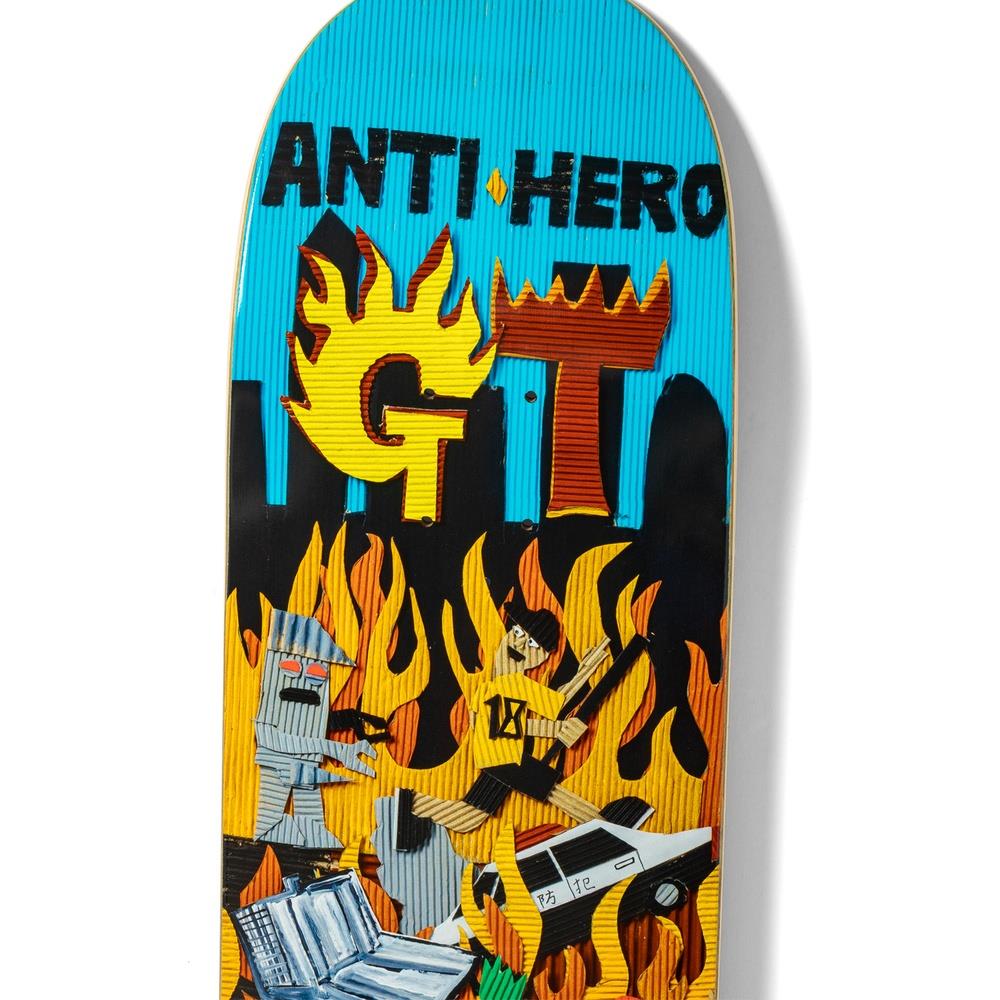 Anti Hero Taylor Kenji Goto Skateboard Deck Multi 8.25"