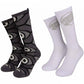 Santa Cruz Socks Salba Eyes Socks Black & White 2 Pack UK7-11