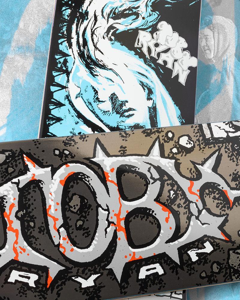 Real New Pro Pro Toby Ryan Oval Skateboard Deck Silver 8.38"