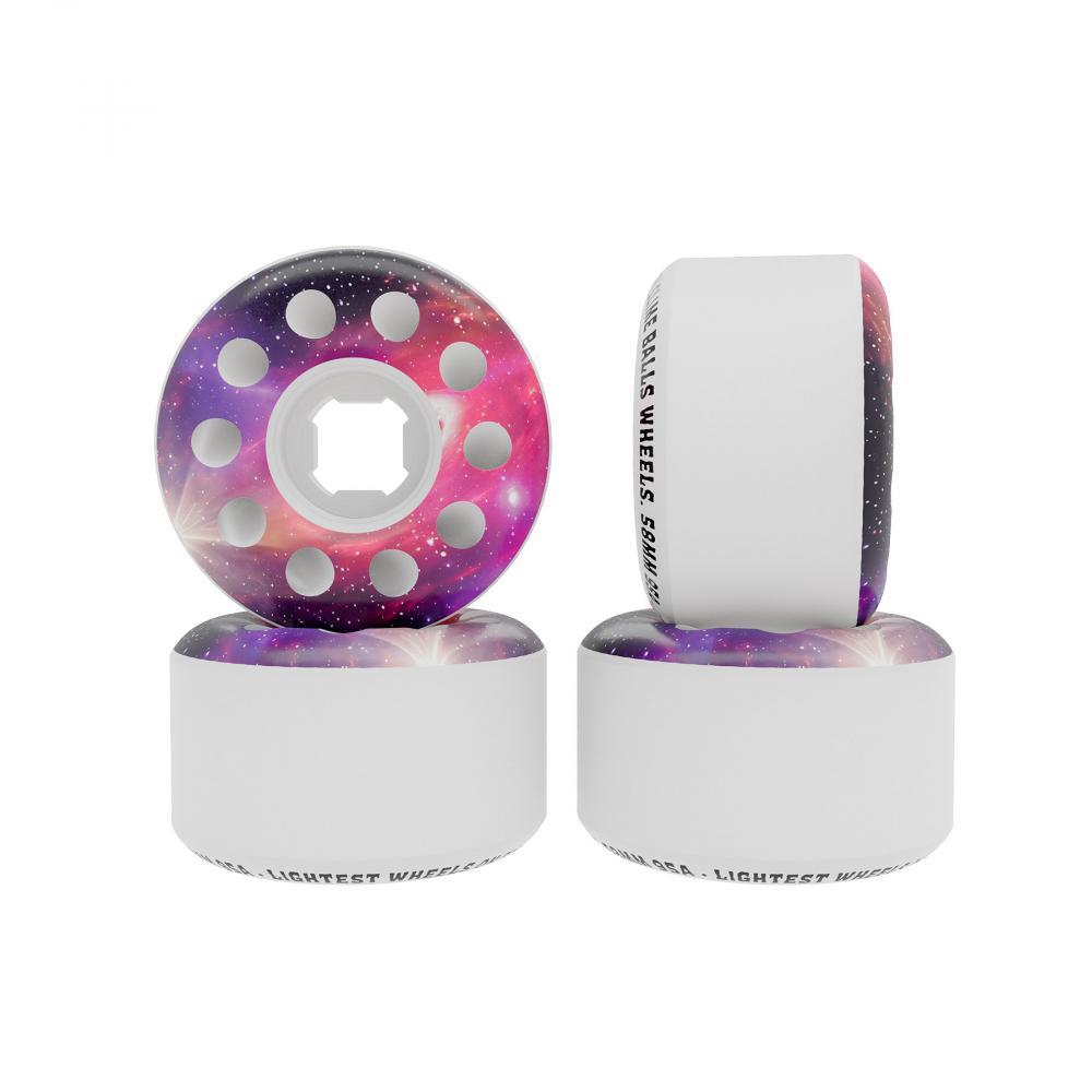 Slime Balls Wheels Worm Holes 97a White 58mm