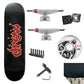 Drew House Lit Drew Logo Premium Complete Skateboard Kit Venture Trucks Pig Wheels 8.25"