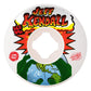Slime Balls Skateboard Wheels Kendall End of the World 92a White 56mm