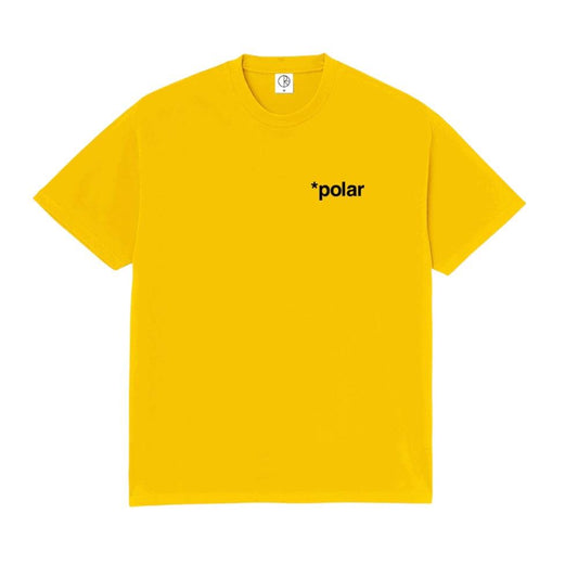 Polar Skateboards Useless Wooden Dog T-Shirt Yellow
