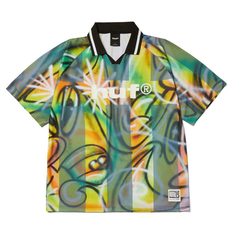 HUF x Kenny Scharf Multitud Soccer Jersey Multi