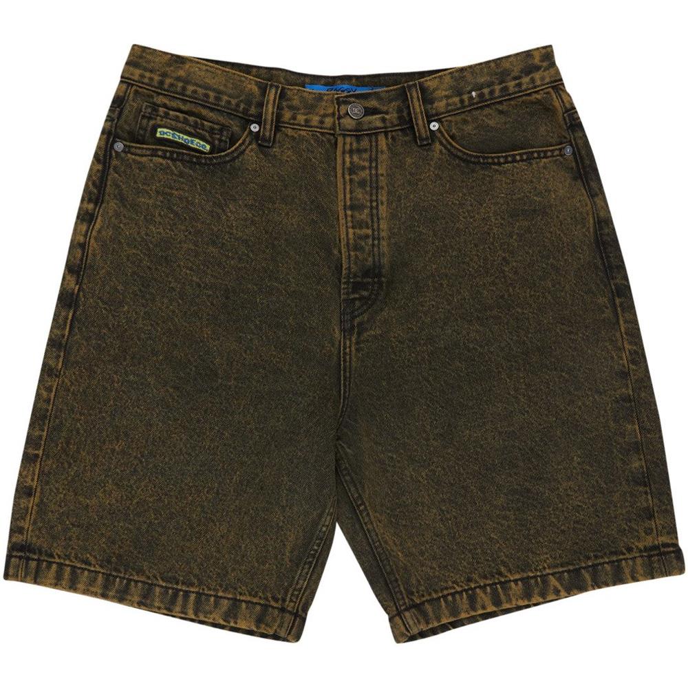 DC Shoe Co Baggy Denim Shorts Golden Olive