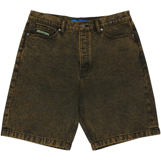 DC Shoe Co Baggy Denim Shorts Golden Olive