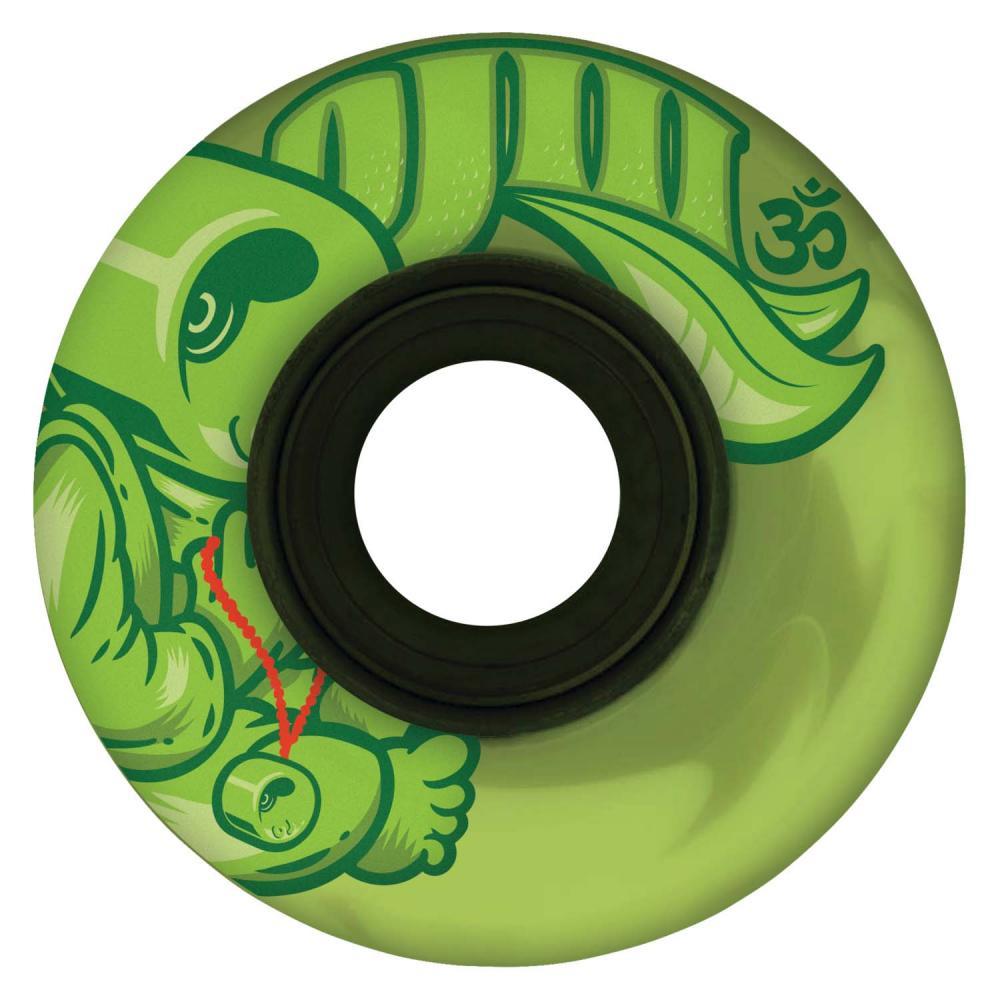 OJ CruZen Marble Swirl Super Juice Skateboard Wheels 78a Emerald 55mm