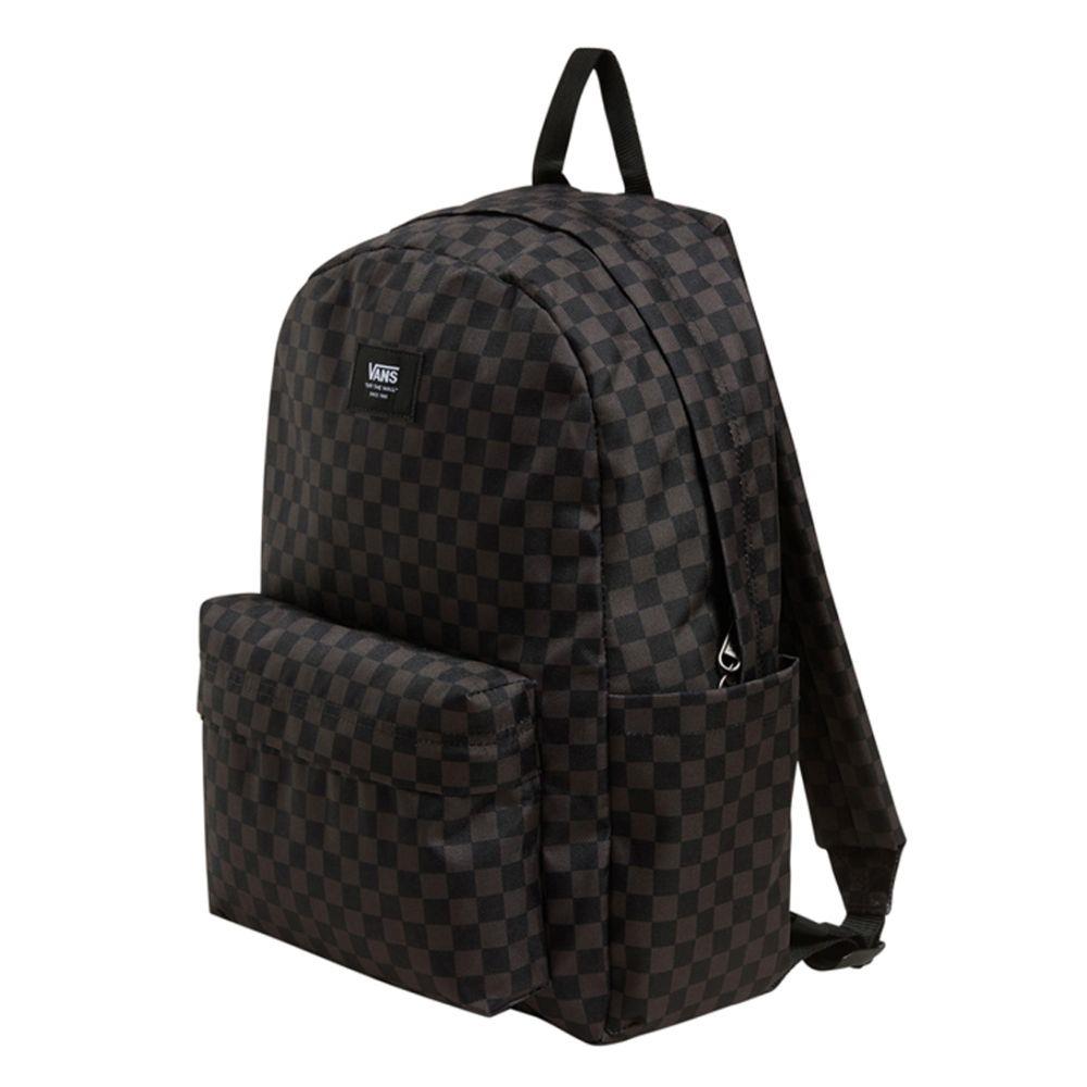 Vans Old Skool Grom YOUTH Check Backpack Checkerboard Black Charcoal