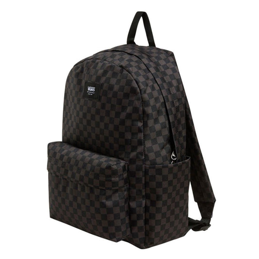Vans Old Skool Grom YOUTH Check Backpack Checkerboard Black Charcoal