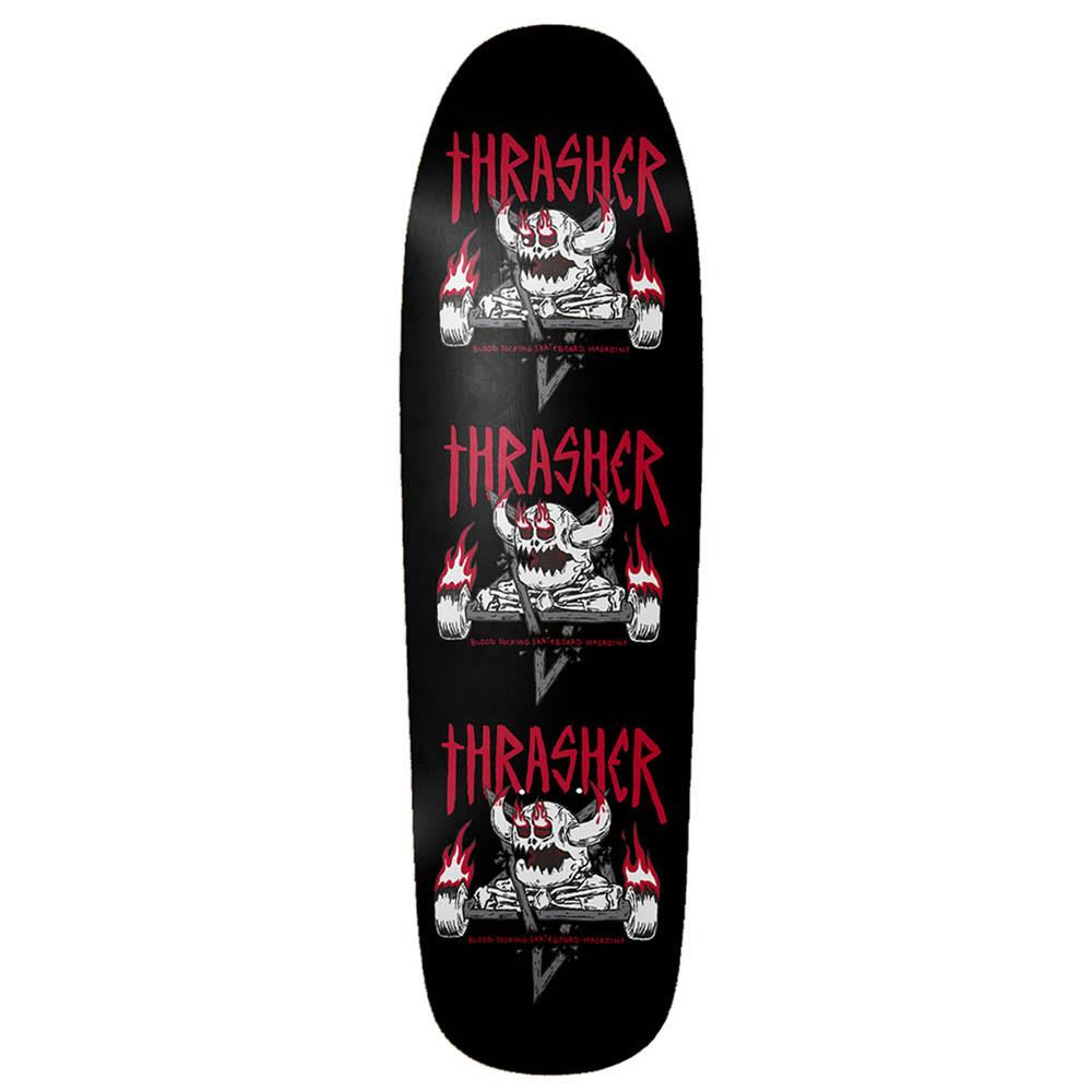 Toy Machine x Thrasher Monster-Gram Shaped Skateboard Deck 9.5"