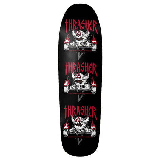 Toy Machine x Thrasher Monster-Gram Shaped Skateboard Deck 9.5"