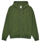 Element Lowcase Corduroy Zip Hooded Sweatshirt Bronze Green