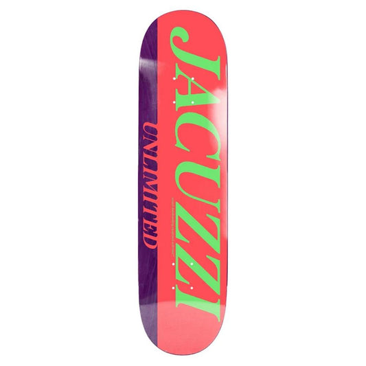 Jacuzzi Unlimited Flavor EX7 Skateboard Deck Red Purple 8.5''