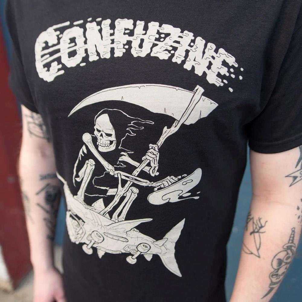 Confusion Magazine T-shirt Grim Ripper Black