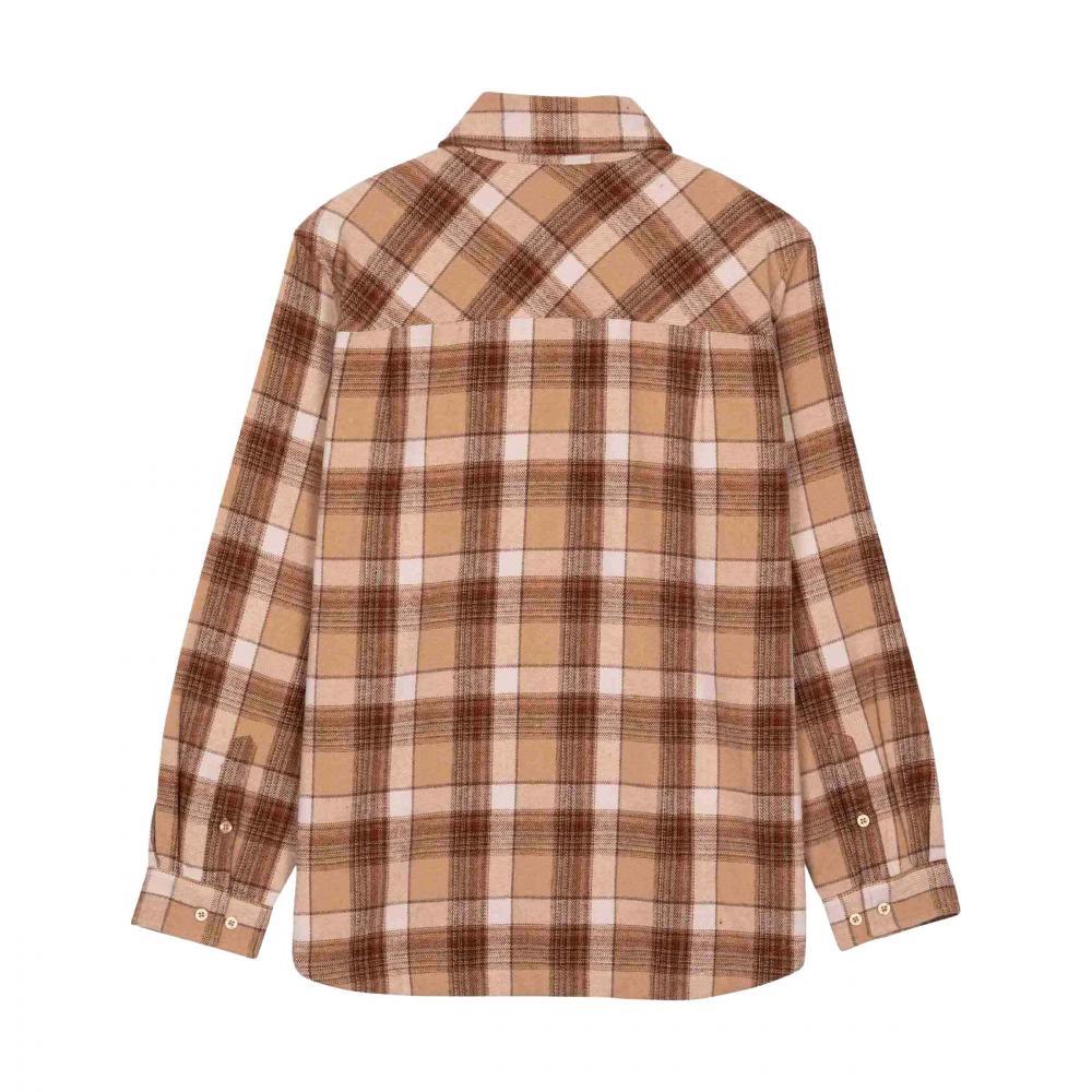 Santa Cruz Skateboards Shirt Apex Shirt Brown Check