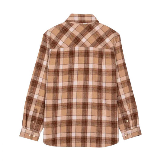 Santa Cruz Skateboards Shirt Apex Shirt Brown Check