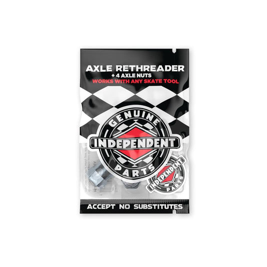 Independent Trucks Accessories Axle Rethreader And 4 Axle Nuts Silver
