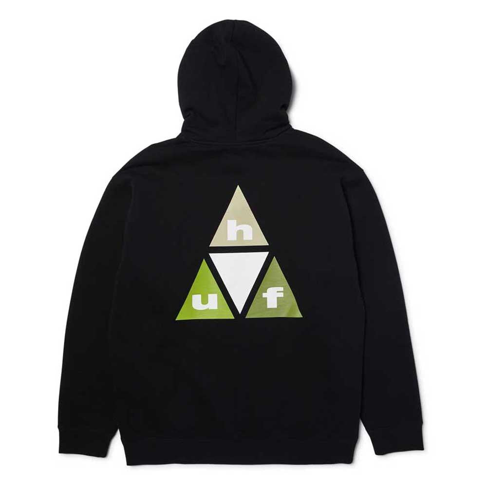 Huf Prism Triple Triangle Pullover Hooded Sweatshirt Black