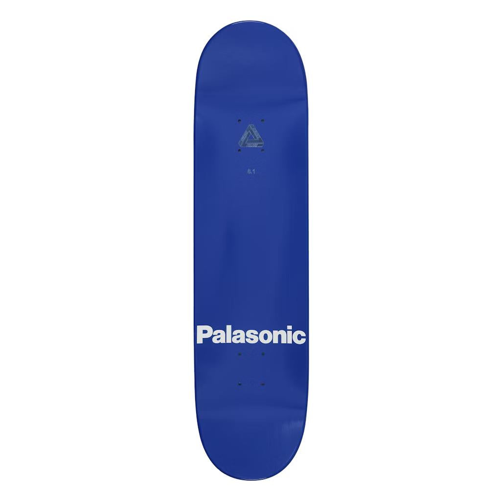 Palace Skateboards Palasonic Skateboard Deck Blue White 8.1"