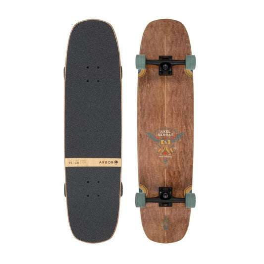 Arbor Hybrid Complete Cruiser Skateboard Crosscut Axel Serrat Pro Multi 37"