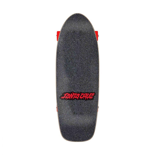 Santa Cruz Cruzer Pigalodon Factory Skateboard Black Red 10.54"
