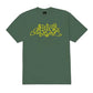 Huf Outlines T-Shirt Forest Green