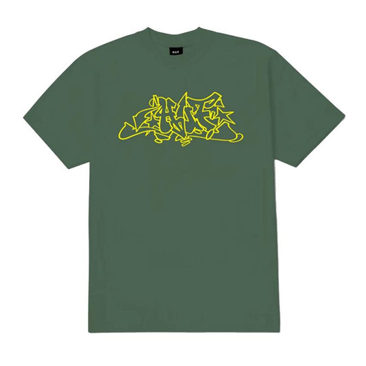 Huf Outlines T-Shirt Forest Green
