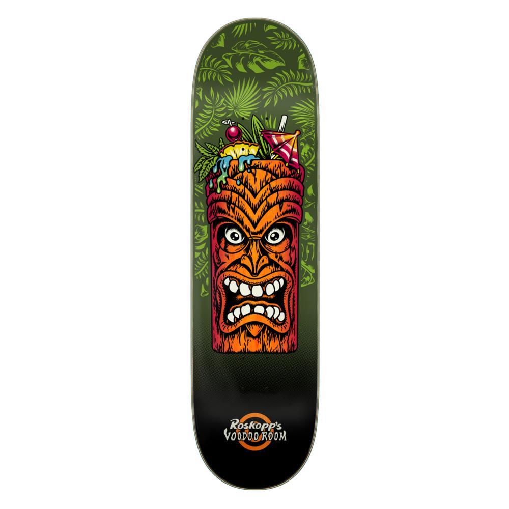 Santa Cruz Skateboard Deck Roskopp Tiki Mug Pro Multi 8.5"