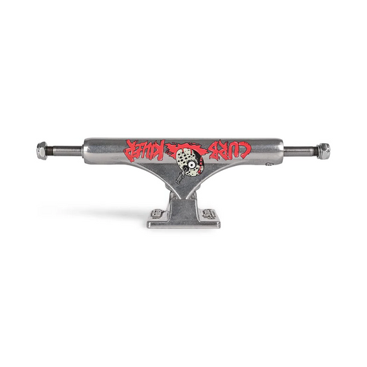 Slappy ST1 Curb Killer II Hollow Inverted KP Skateboard Trucks Polished 8.5"