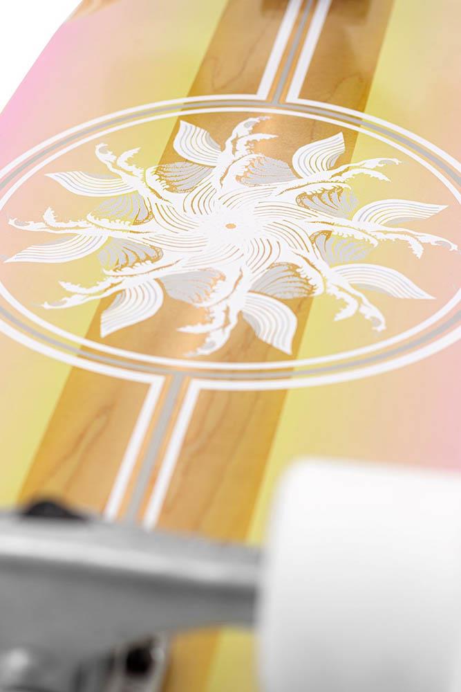 Mindless Wake Surf Skate Complete Skateboard Pink 35 x 10''