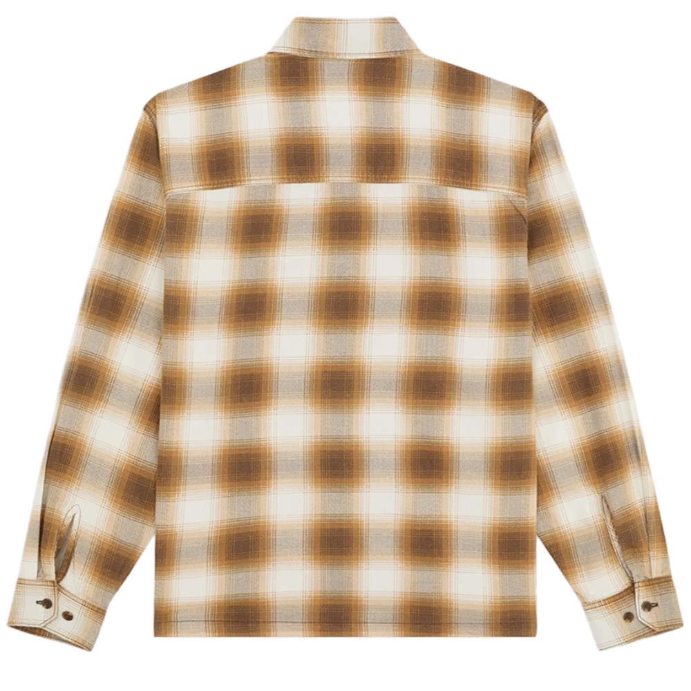 Dickies Gulfport Flannel Shirt Chocolate Brown