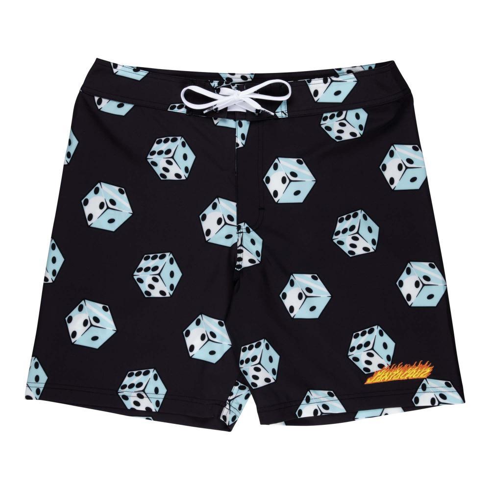 Santa Cruz Skateboards Boardshorts Flaming Strip Big Dice