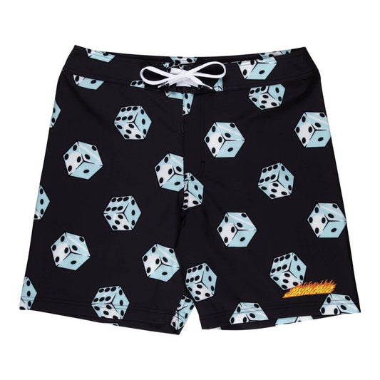Santa Cruz Skateboards Boardshorts Flaming Strip Big Dice