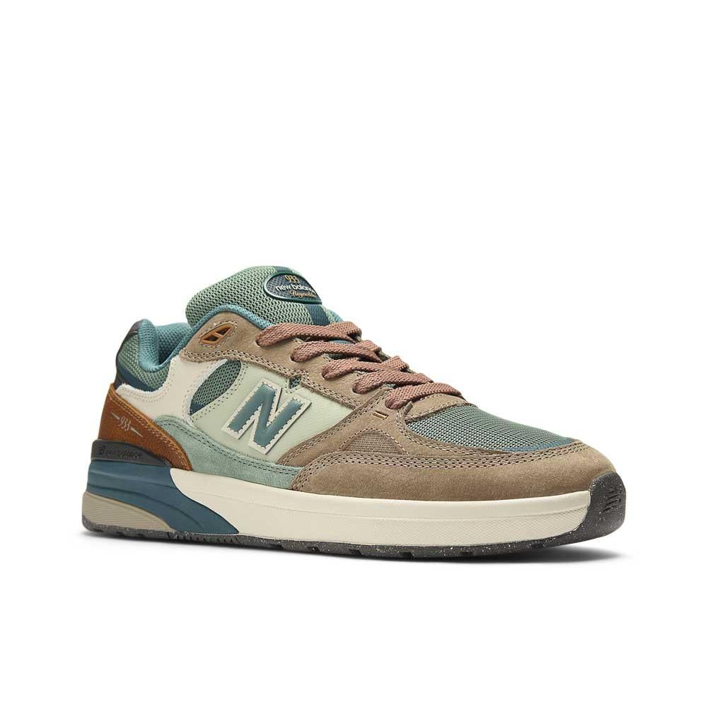 New Balance Numeric Andrew Reynolds 933 Mushroom New Spruce Skate Shoes