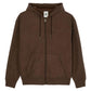 Element Lowcase Corduroy Zip Hooded Sweatshirt Java Brown