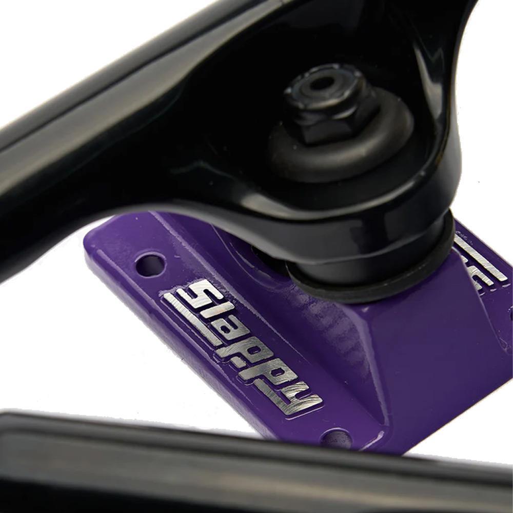 Slappy ST1 Skateboard Trucks Hollow Bam Black Purple 9"