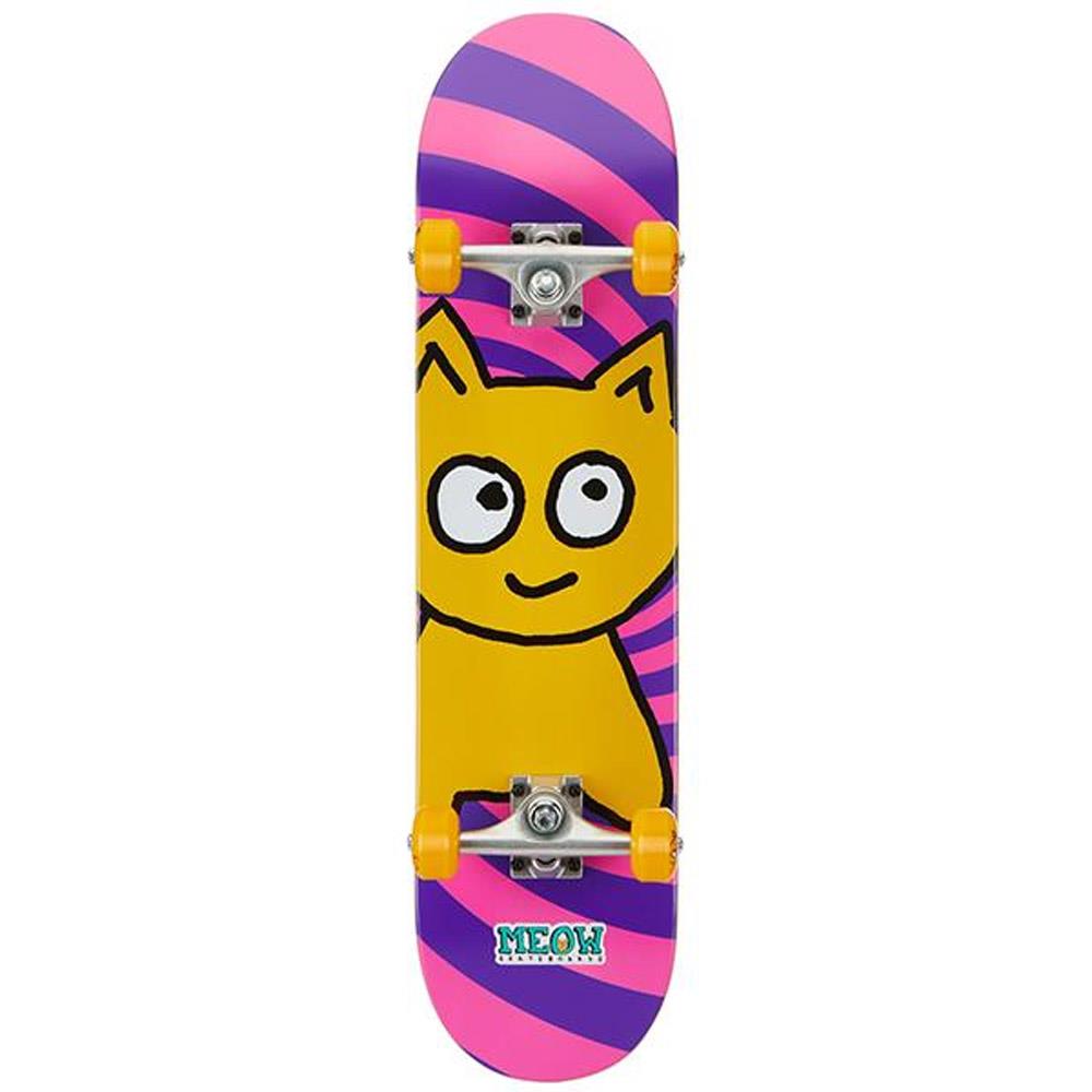 Meow Big Cat Factory Complete Skateboard Spiral 7.5''