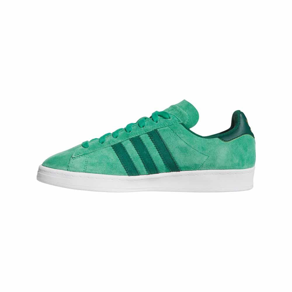 Adidas Skateboarding Campus ADV Court Green Collegiate Green Cloud White Skate Shoes