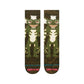 Stance X Gremlins Stripe Gremlins Crew Socks Dark Green Large Uk7-11