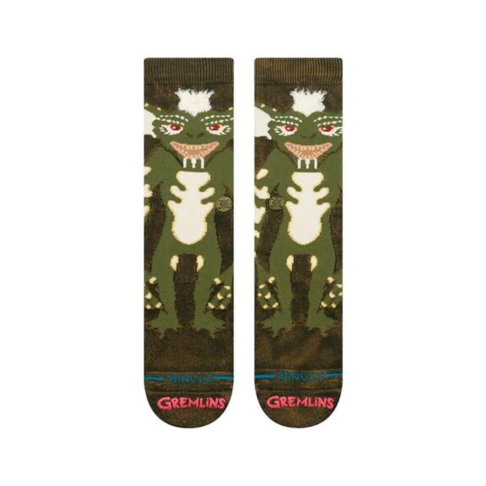 Stance X Gremlins Stripe Gremlins Crew Socks Dark Green Large Uk7-11