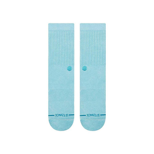 Stance Socks Icon Dyed Crew Electric Blue Large